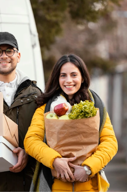 Grocery Delivery App Suite Mockup
