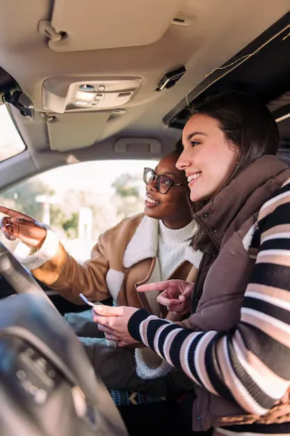 Carpooling & Ride Sharing App Suite Mockup