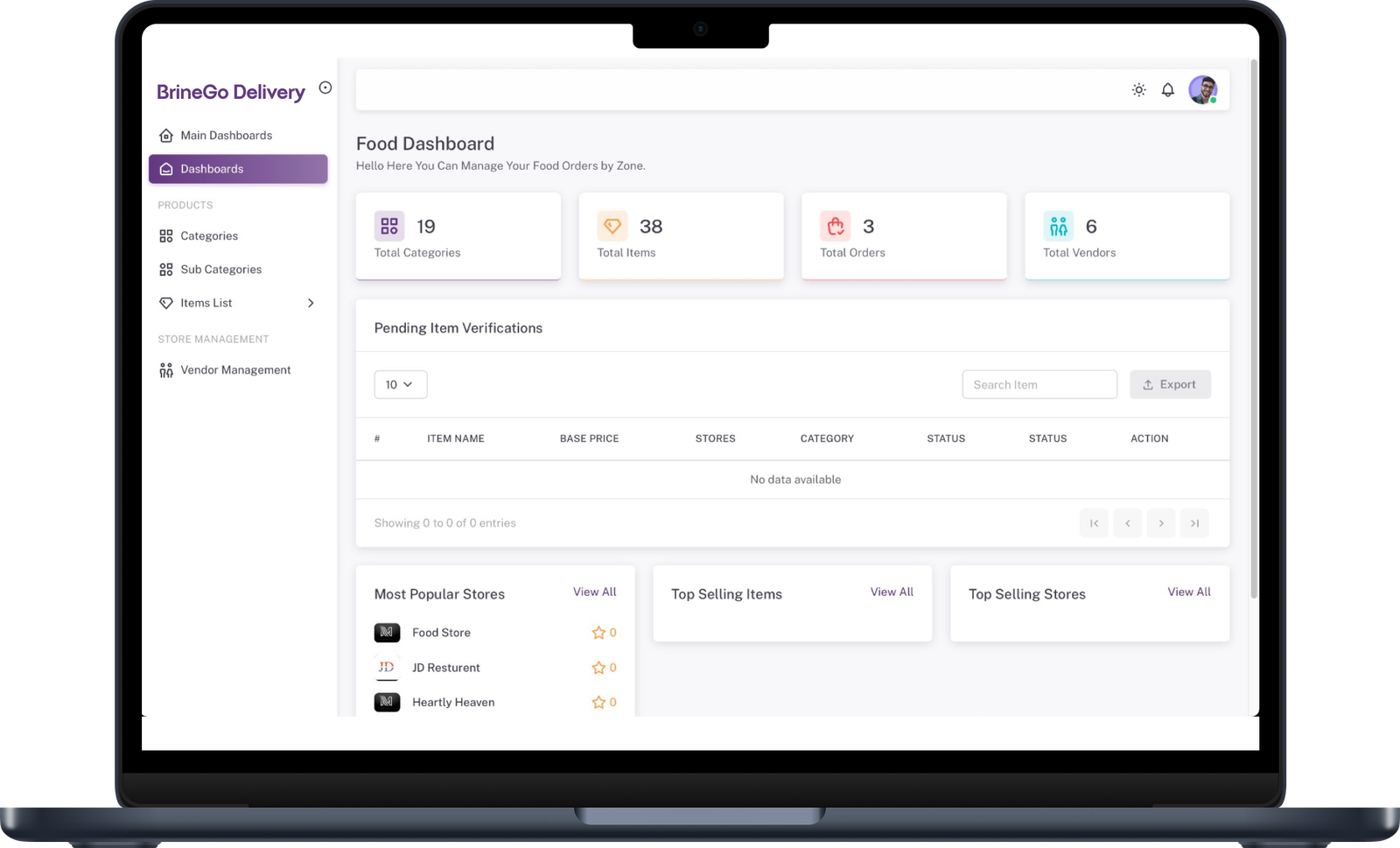 Super Admin Console Mockup