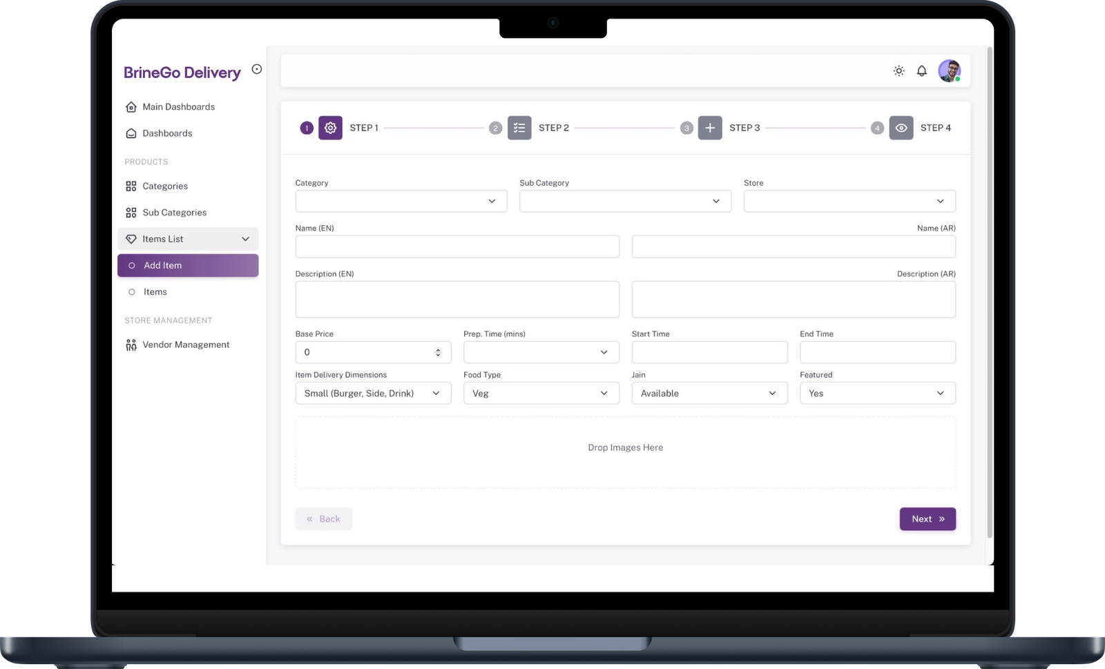 Super Admin Operations Center Mockup