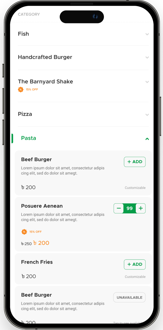 Grocery Customer Shopping App