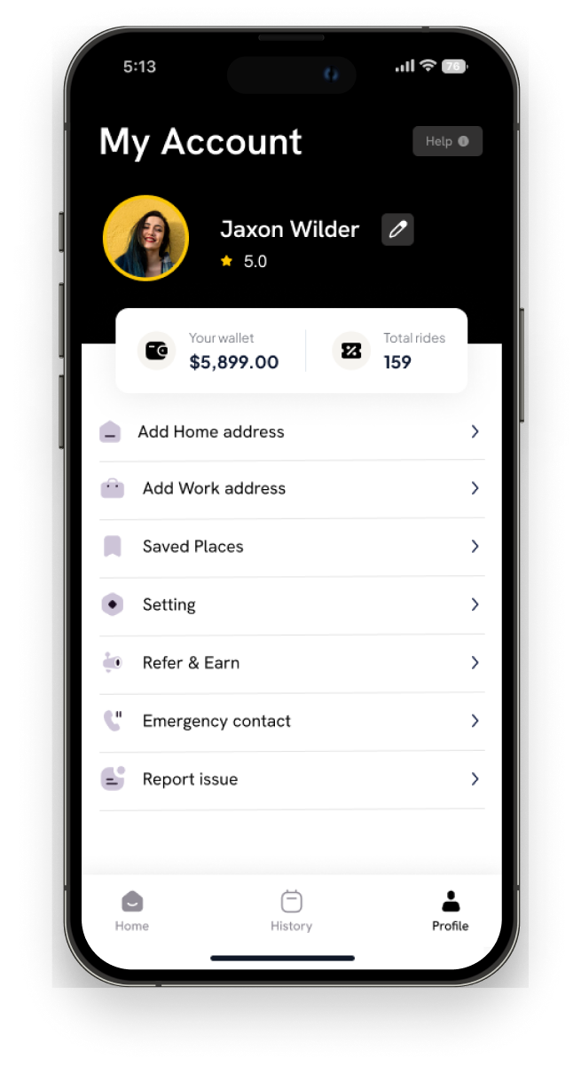 InDriver Clone Bidding Interface