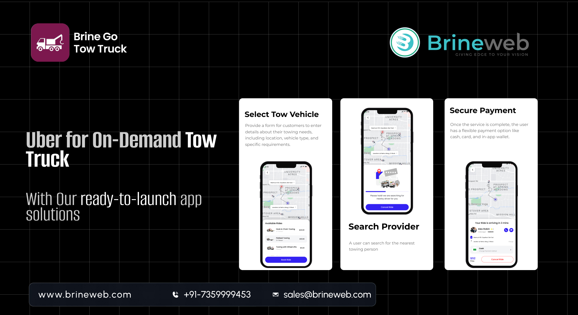 How to build a Roadside Assistance App Like Uber for Tow Trucks blog banner image