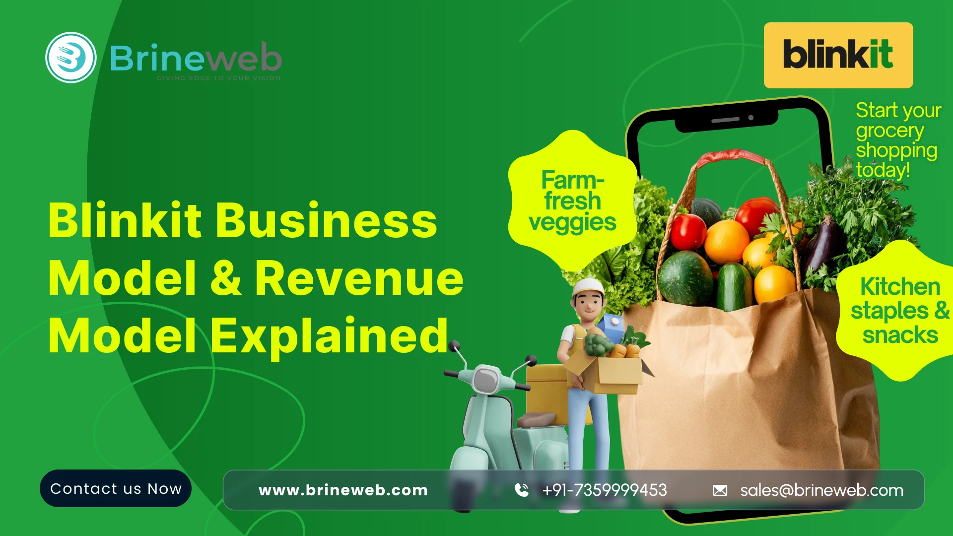 Blinkit Business Model & Revenue Model Explained 2026 blog banner image