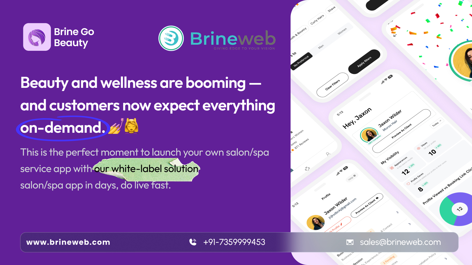 Salon App Development Guide: Features, Costs, and Success Strategies blog banner image