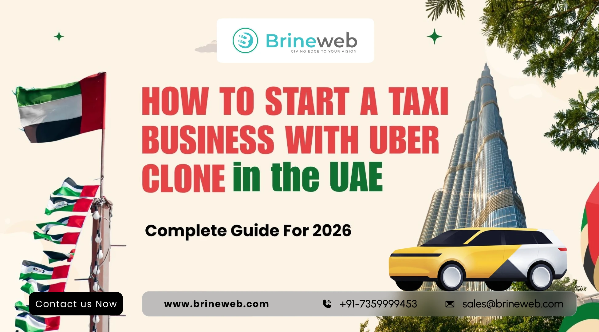 How to Start a Taxi Business With an Uber Clone in the UAE