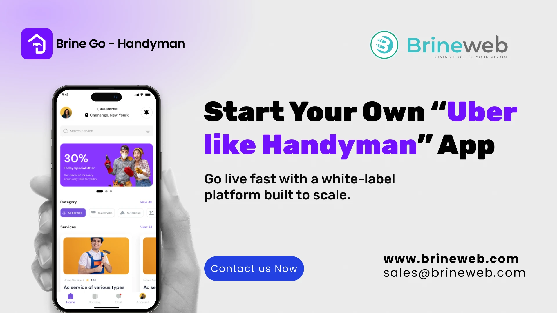 How to Build a Handyman App Like Uber: Features, Costs, Development Guide blog banner image
