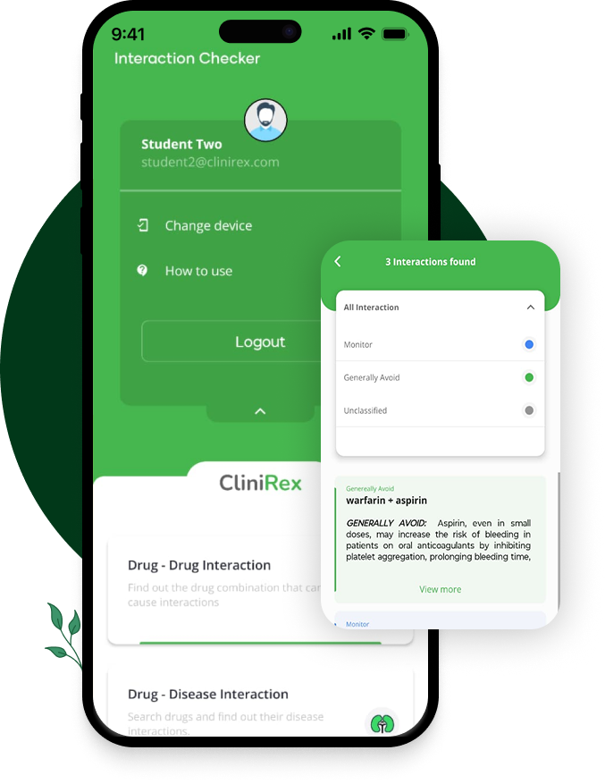 CliniRex Checker - Drug Intera thumb